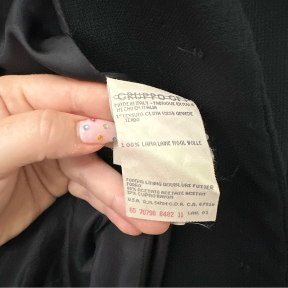 Vintage Giorgio Armani Black Wool Blazer - Picture 7 of 7